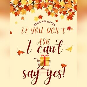 Make me an Offer! You know your closet wants you to...